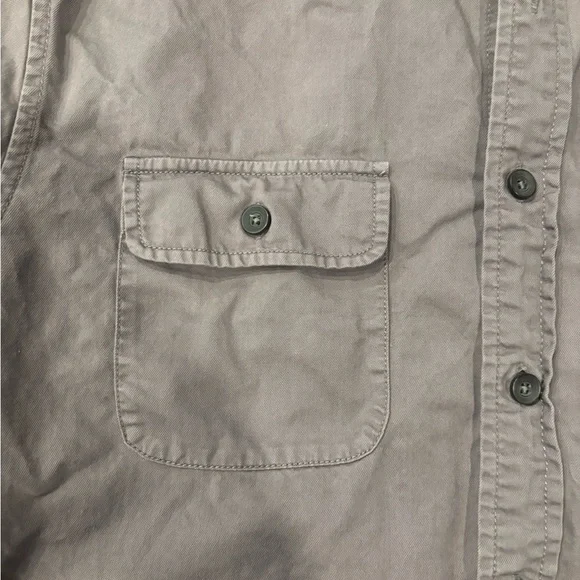 Men’s AG Adriano Goldschmied Gray Casual Button Down Shirt - Picture 2 of 11